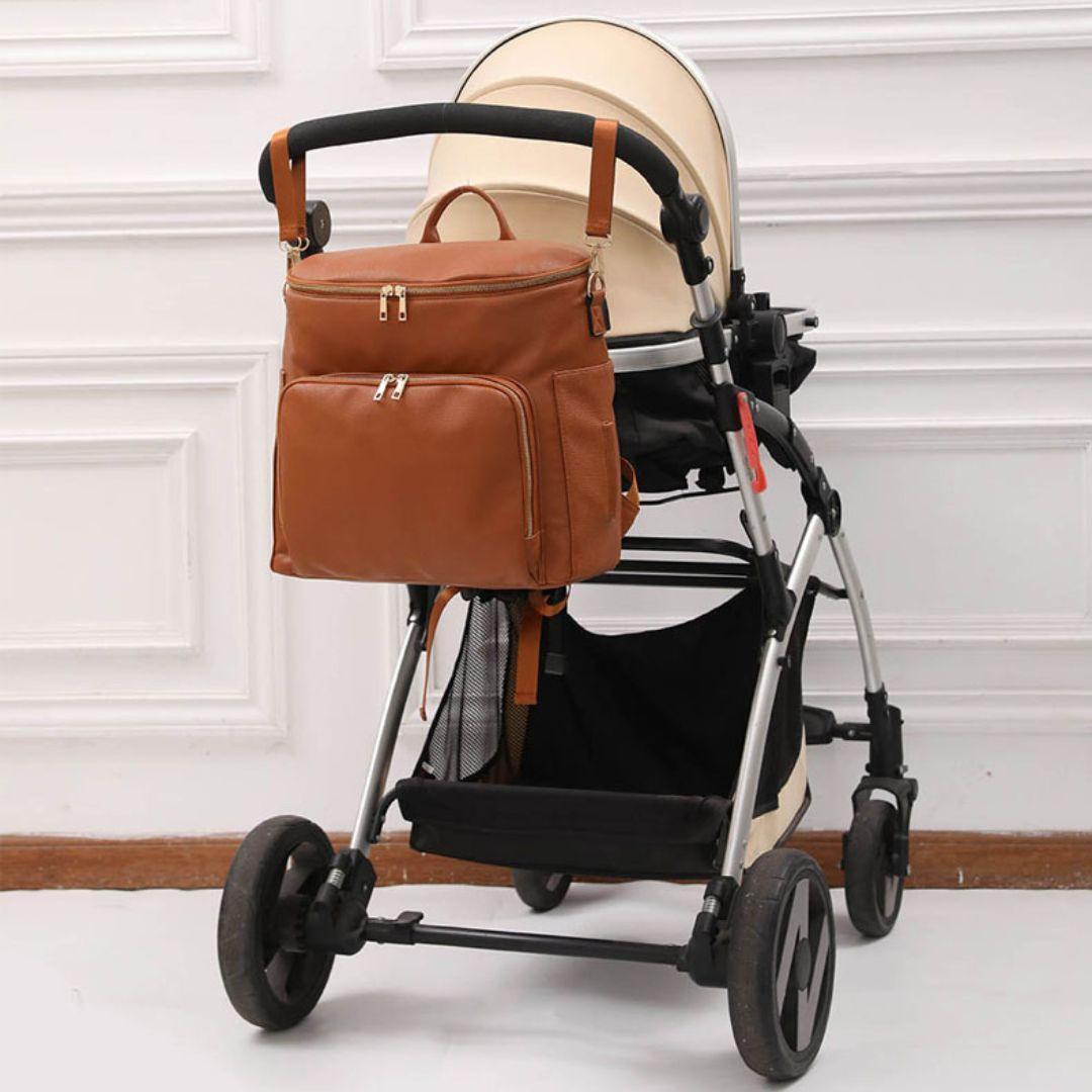 Sac à dos à langer | LeatherBag™ - Bébé® - HARMONY BÉBÉ